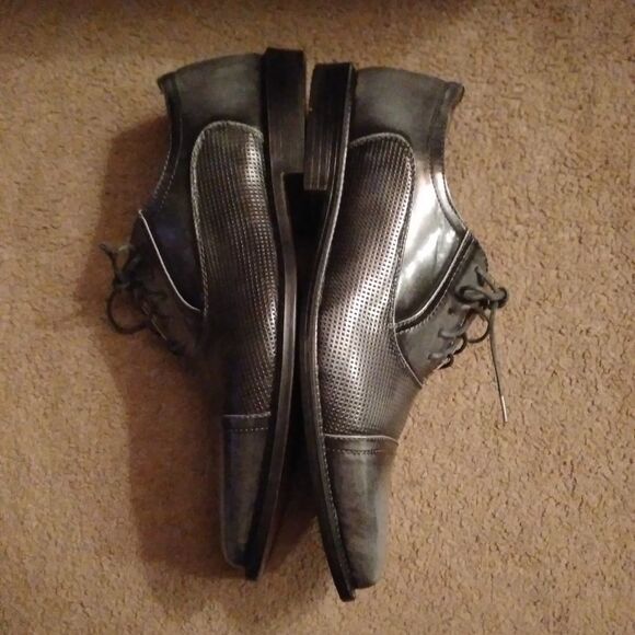 Antonio Cerrelli 6528 Grey Oxfords - Picture 4 of 7